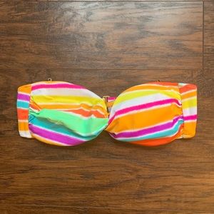 Victoria’s Secret multicolored striped swim top